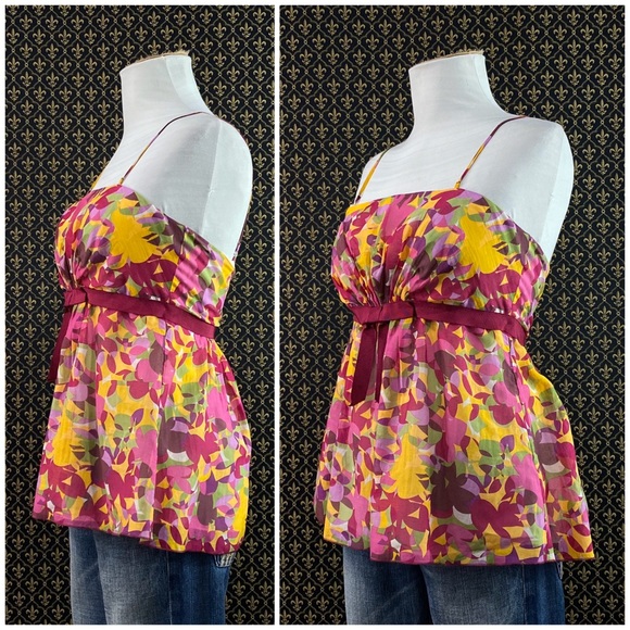 Anthro "Sangria Tank" by Anna Sui - Picture 6 of 8